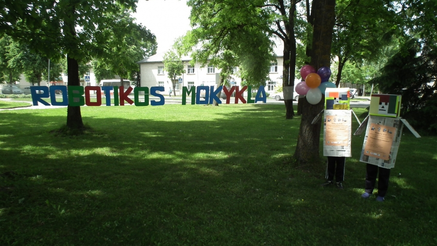„Robotikos mokykla bibliotekoje” pristatymas